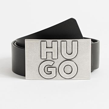 HUGO - Cinturón Gunter 50537037 Negro