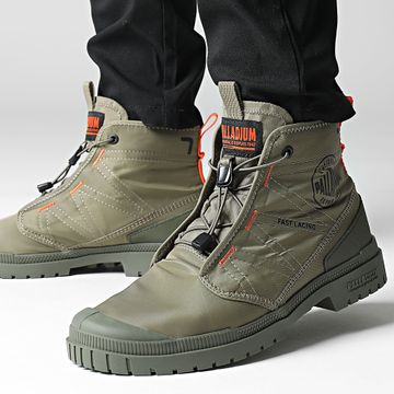 Palladium - Botas SP20 Travel Hi 74476 Verde oscuro