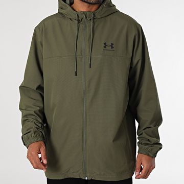 Under Armour - Cortavientos Rival 1390149 Verde caqui
