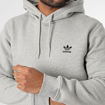 Adidas Originals - Sudadera con capucha Essential IY4920 Gris jaspeado