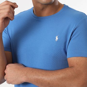 Polo Ralph Lauren - Camiseta Original Player Custom Slim Fit Azul Claro