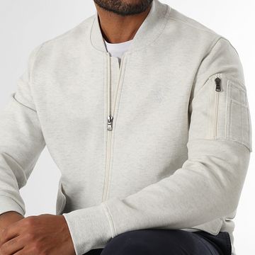 Polo Ralph Lauren - Chaqueta Original Player Zip Crudo Chiné