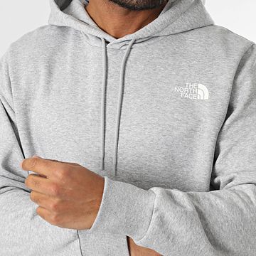 The North Face - Sudadera con capucha Dome A89FC Single Gris jaspeado