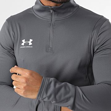 Under Armour - Sudadera Midlayer Cuello Cremallera 1379588 Gris Carbón
