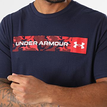 Under Armour - Camouflage Chest Stripe Tee 1376830 Azul Marino