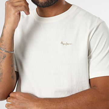 Pepe Jeans - Camiseta Connor Contraste PM509933 Beige Claro