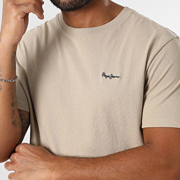 Pepe Jeans - Camiseta Connor Contraste PM509933 Beige