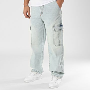 Classic Series - Cargo Pants Baggy Fit Jeans Azul Lavado