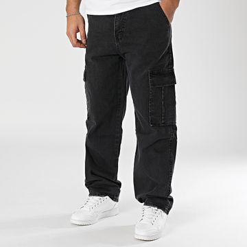 Classic Series - Cargo Pants Baggy Fit Jeans Negro