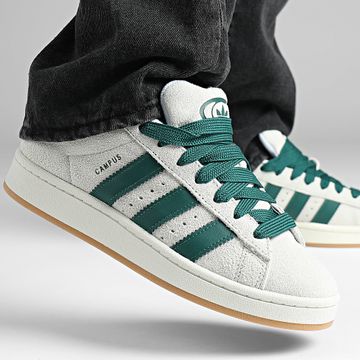 Adidas Originals - Baskets Campus 00s W JQ7784 Crystal White Core White Collegiate Green