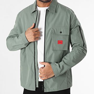 HUGO - Chaqueta con cremallera Emmond 50482701 Verde caqui