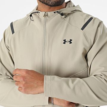 Under Armour - Unstoppable Chaqueta con capucha y cremallera 1389354 Beige