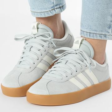 Adidas Performance - VL Court 3.0 Zapatillas Mujer JP7539 Wonder Silver Off White Gum 3