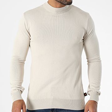 Armita - AVP-175 Suéter de cuello alto beige