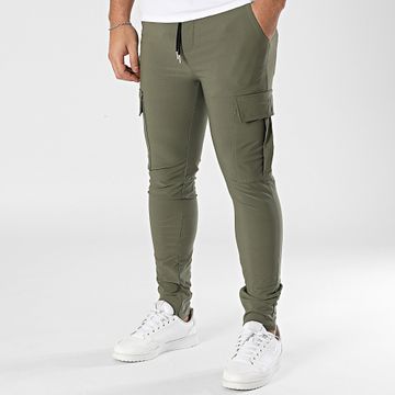 Frilivin - Pantalón cargo verde caqui