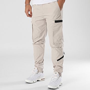 Frilivin - Pantalones Cargo Beige