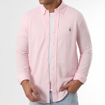 Polo Ralph Lauren - Camiseta de manga larga Original Player rosa