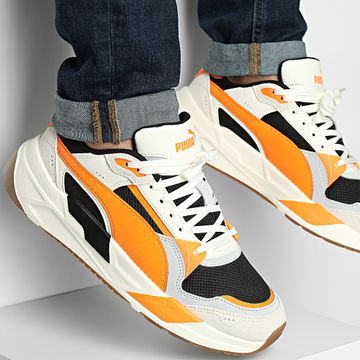 Puma - Zapatillas Trinity 2 400230 Negro Naranja Glo Blanco Cálido