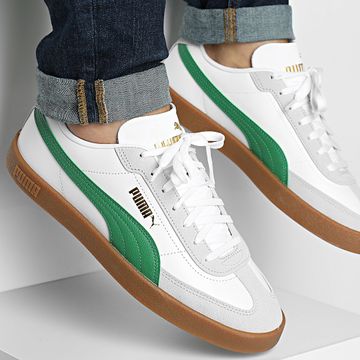 Puma - Zapatillas Club II Era 397447 Puma Blanco Archive Verde Goma