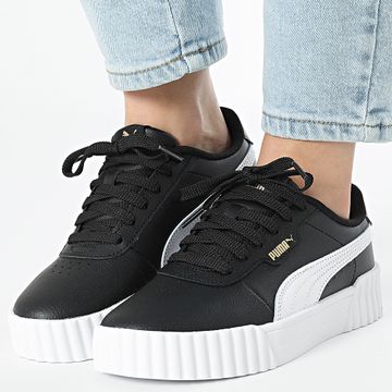 Puma - Carina 3.0 Jr Mujer Zapatillas 401476 Puma Negro Puma Blanco