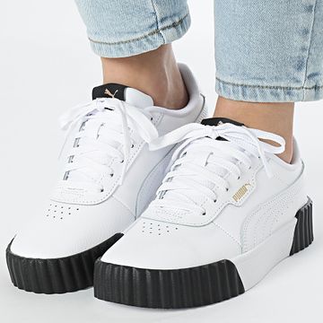 Puma - Carina 3.0 Zapatillas Mujer 400365 Puma Blanco Puma Oro Negro