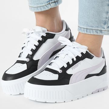 Puma - Zapatillas Mujer Karmen II Idol 397461 Puma Blanco Lila Escarcha Negro