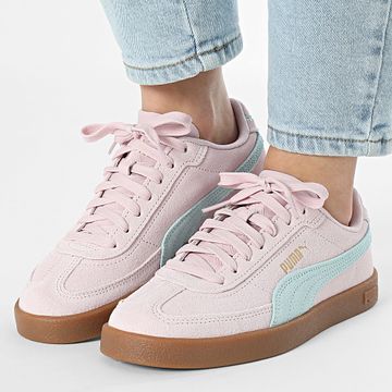 Puma - Club II Mujer Zapatillas Era Gamuza 400717 Rosa Malva Seguro Lago Goma
