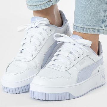 Puma - Mujer Carina Street Jr 393846 Puma Blanco Cool Weather Sneakers