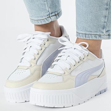 Puma - Mujer Karmen II Idol Jr 398876 Blanco Clima Alpino Nieve Zapatillas de deporte