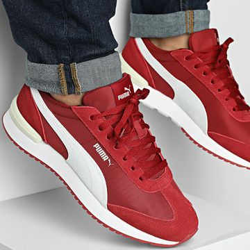 Puma - Zapatillas R78 Wind MU 400695 Dark Crimson White Warm White