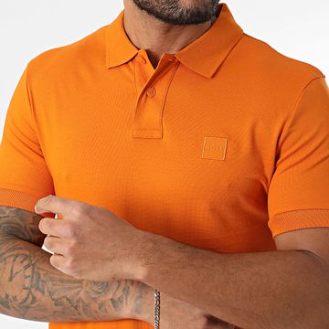 BOSS - Polo de manga corta Slim Passenger 50507803 Naranja