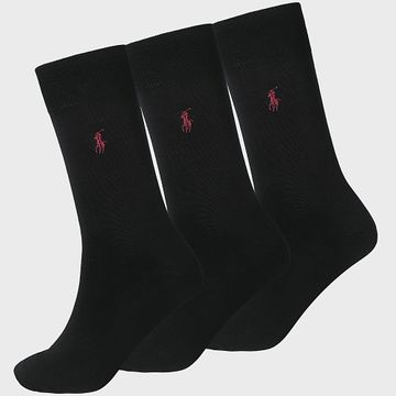 Polo Ralph Lauren - Lote de 2 pares de calcetines Original Player negros