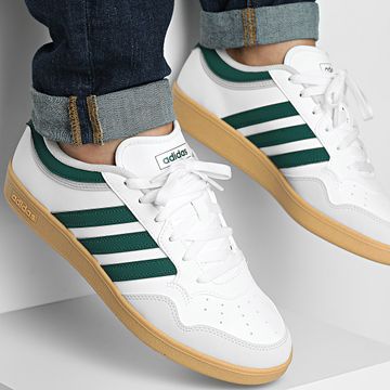 Adidas Performance - Zapatillas Hoops 4.0 JQ2736 Calzado Blanco Colegial Verde Chicle 3
