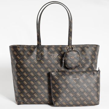 Guess - Lote Bolso Mujer Y Embrague QG900624 Negro Oro