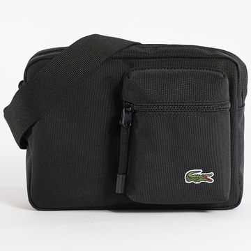 Lacoste - Bolso Logo Cocodrilo Bordado Negro