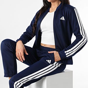 Adidas Performance - Chándal 3 Rayas Mujer JD5435 Azul Marino
