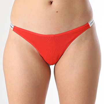 Calvin Klein - Tanga de mujer QD5157E Rojo