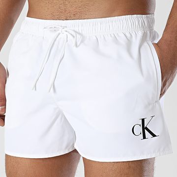 Calvin Klein - Shorts de baño con cordón 1099 Blanco