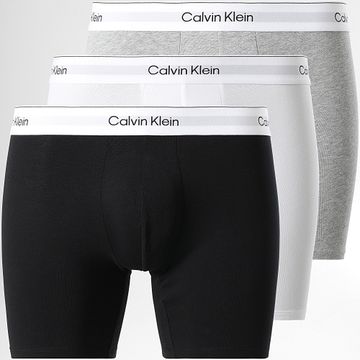 Calvin Klein - Juego de 3 calzoncillos 4394 Negro Blanco Gris Heather