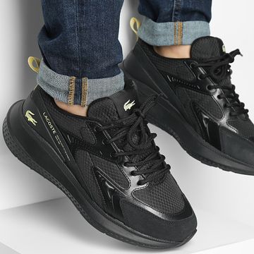 Lacoste - Baskets L003 Evo 125 Negro Amarillo Claro