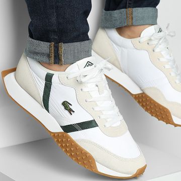 Lacoste - Zapatillas L-Spin Evo 125 Blanco Verde Oscuro
