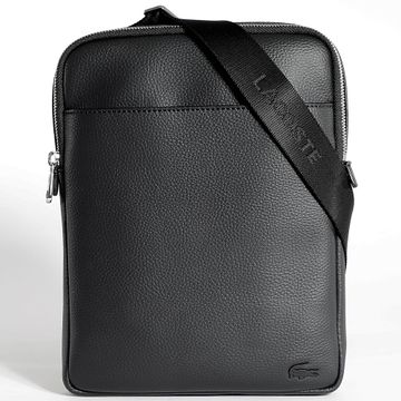 Lacoste - Bolso clásico para hombre Negro