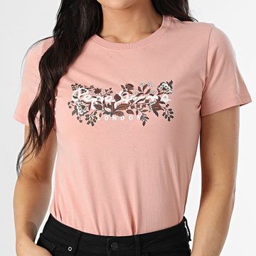 Pepe Jeans - Camiseta Rosalind para mujer PL506034 Rosa