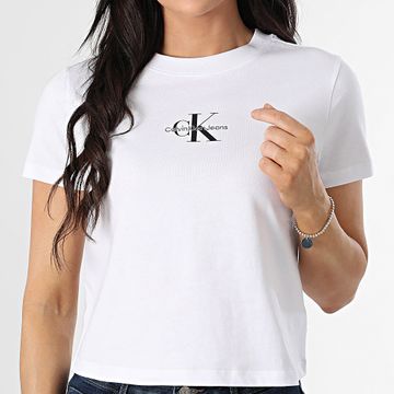 Calvin Klein - Camiseta de mujer 3113 Blanca