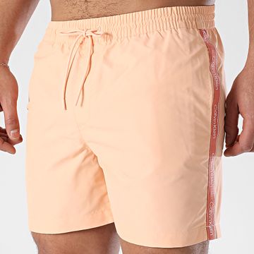 Calvin Klein - Shorts de baño con cordón 1109 Naranja claro