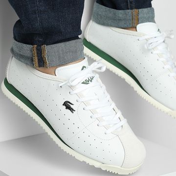 Lacoste - Zapatillas Club-Low 125 Blanco Verde Oscuro
