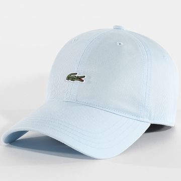Lacoste - Casquette Center Logo Brodé Crocodile Bleu Clair
