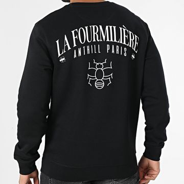 Anthill - La Fourmilière Sudadera cuello redondo Negro Blanco
