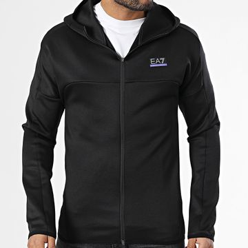 EA7 Emporio Armani - 6DPM70-PJJHZ Chaqueta con cremallera y capucha Negro