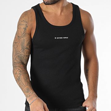 G-Star - Camiseta de tirantes Cool Rib D26444-5268 Negro